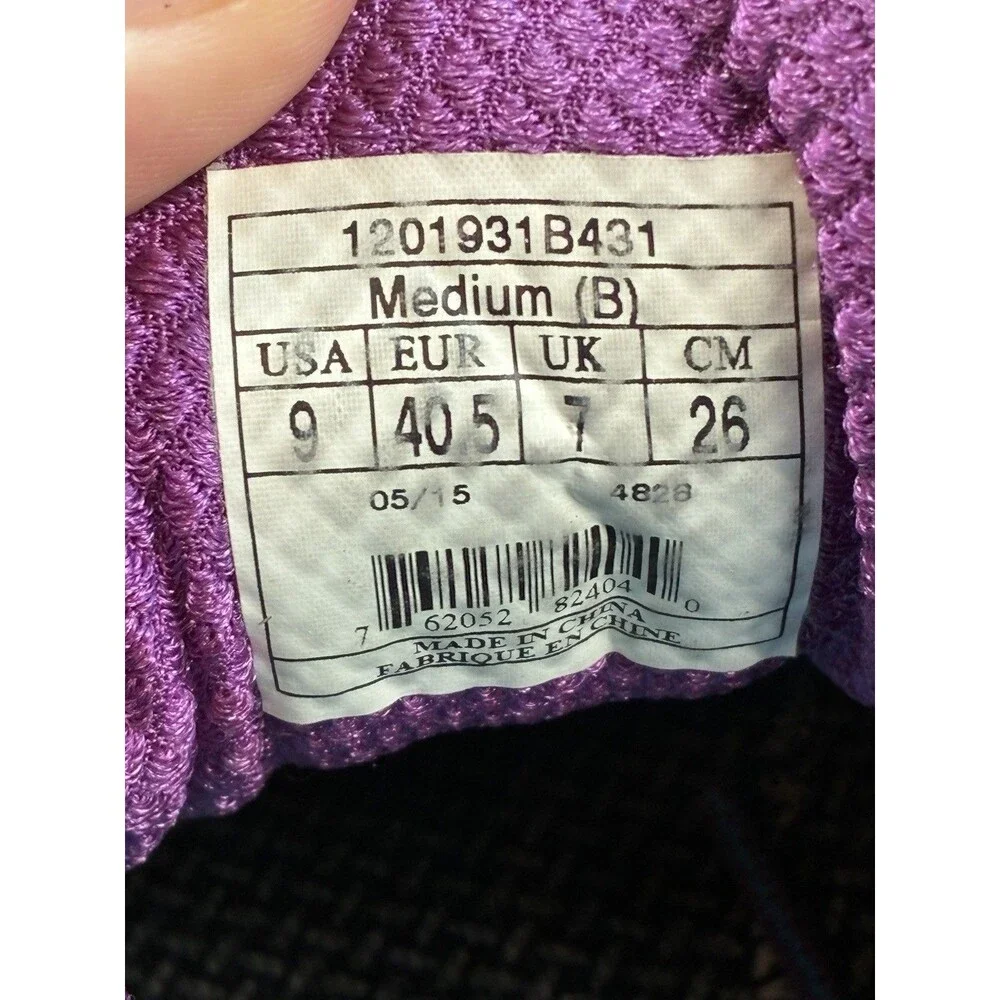 Brooks Ghost 8 Women’s 9 B Running Shoes Peacoat Purple Teal 1201931B431